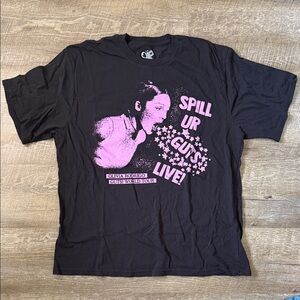Olivia Rodrigo GUTS World Tour "Spill Ur Guts Live" T-shirt Size XL
